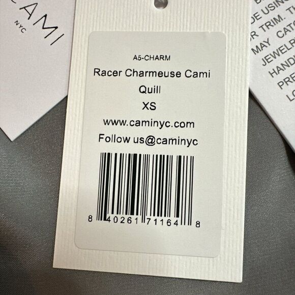 Cami NYC Silk Cami Top Racer Charmeuse Camisole Sz xs NWT - Picture 7 of 11